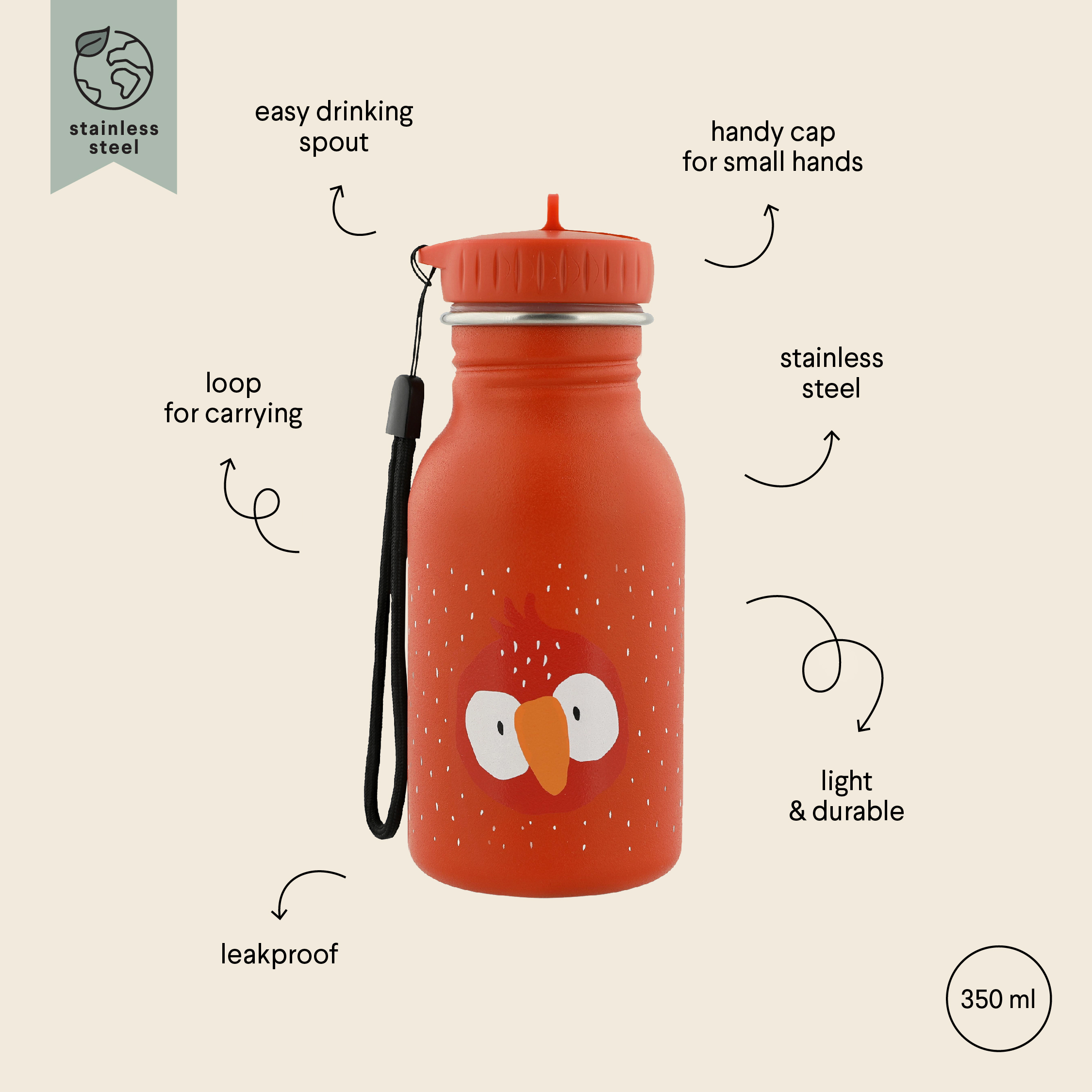 Bottle 350ml - Mr. Parrot